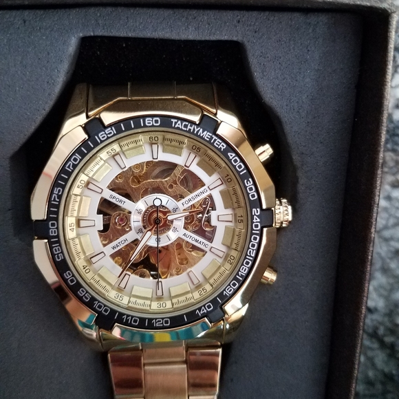 Mens Skeleton Watch - Picture 2 of 9